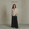 Kemeja Lengan Panjang Flourissa Light Khaki
