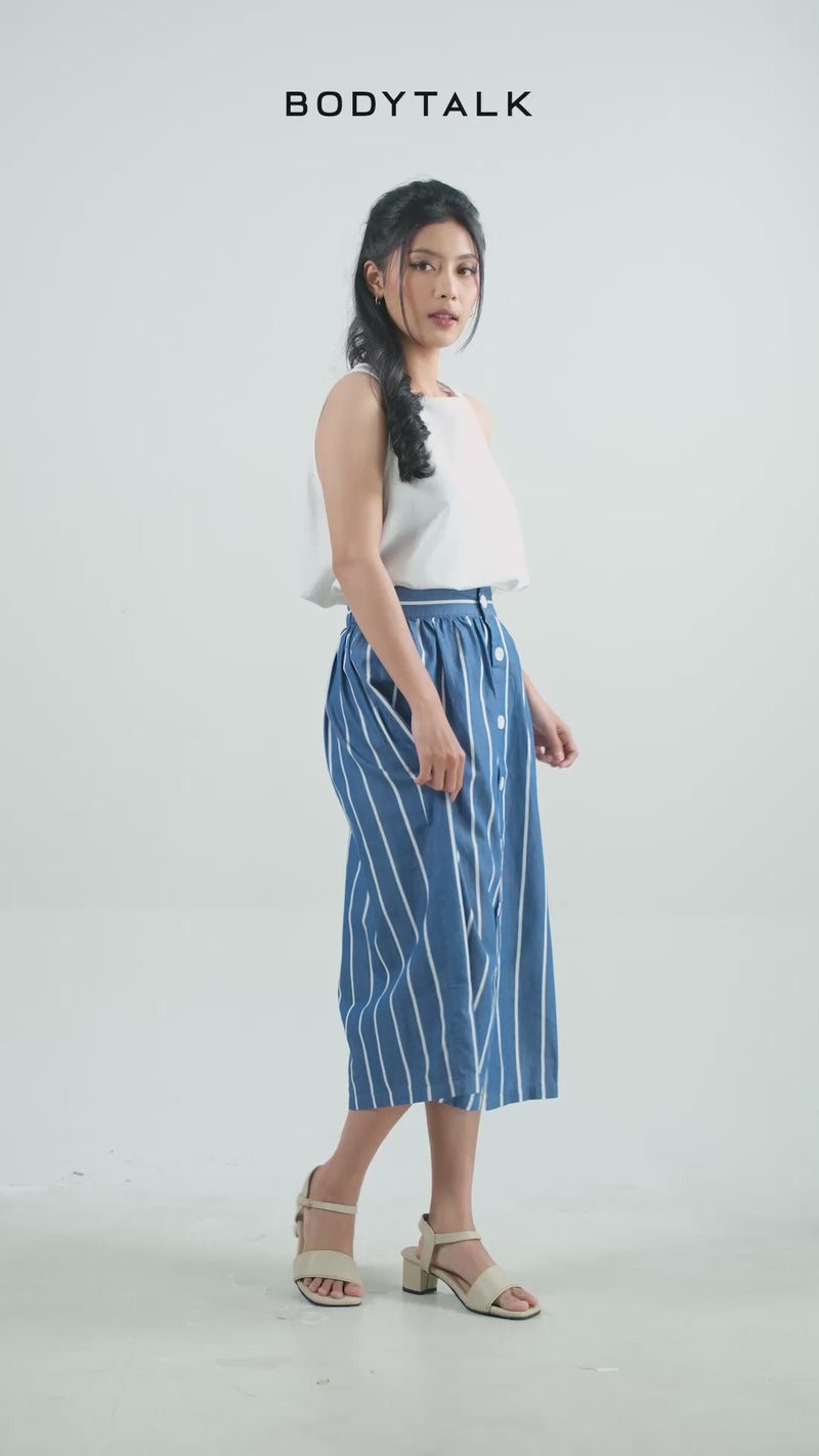Rok Pendek Allura Navy White Online