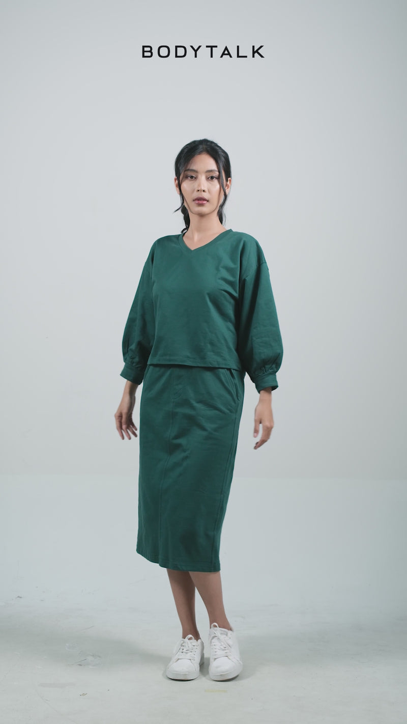 Setelan Attaya Dark Green Online