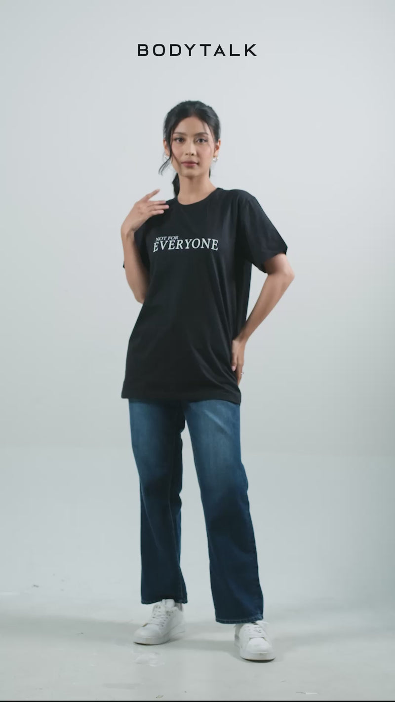 T-Shirt Lengan Pendek Amaia Black