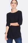 T-Shirt Lengan Panjang Forever 21 Black