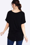 T-Shirt Lengan Pendek Daisy Black