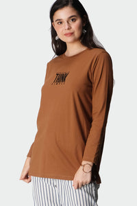 T-Shirt Lengan Panjang Willa Brown