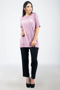 T-Shirt Lengan Pendek Oleander Purple